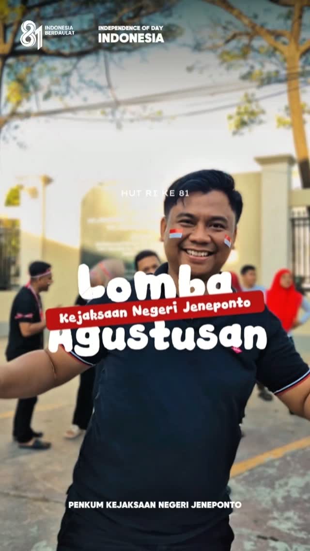 Perlombaan Semarak HUT Ke-81 Kemerdekaan Republik Indonesia di Kejaksaan Negeri Jeneponto