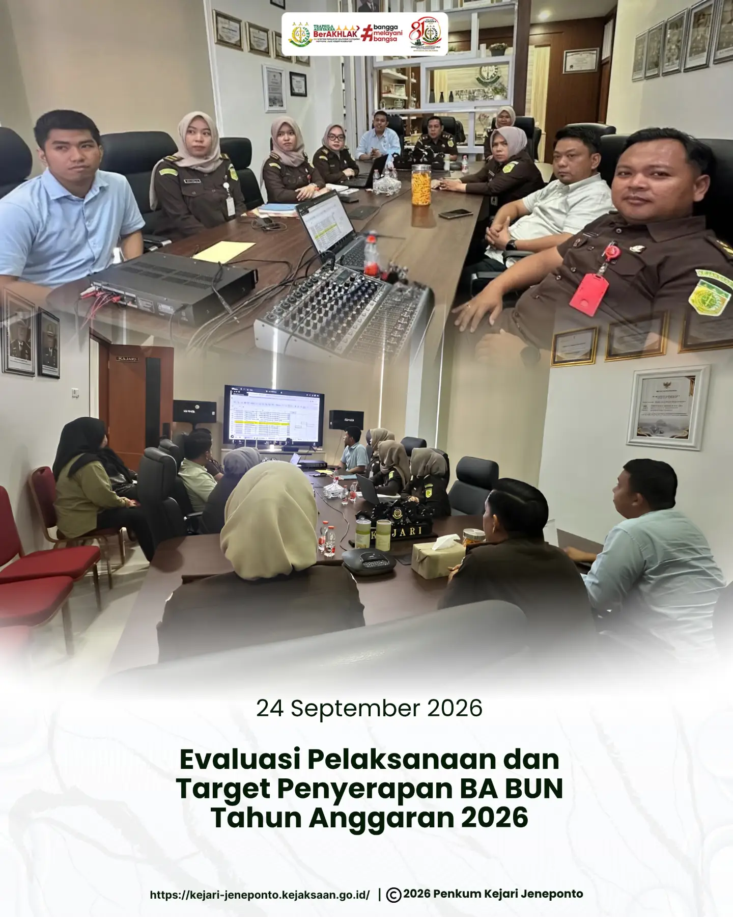 Evaluasi Pelaksanaan dan Target Penyerapan BA BUN Tahun Anggaran 2026