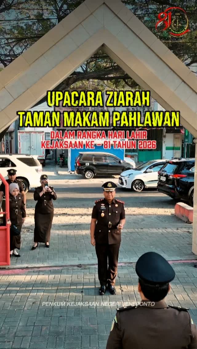 Upacara Ziarah dalam Rangka Hari Lahir Kejaksaan Republik Indonesia ke-81 Tahun 2026