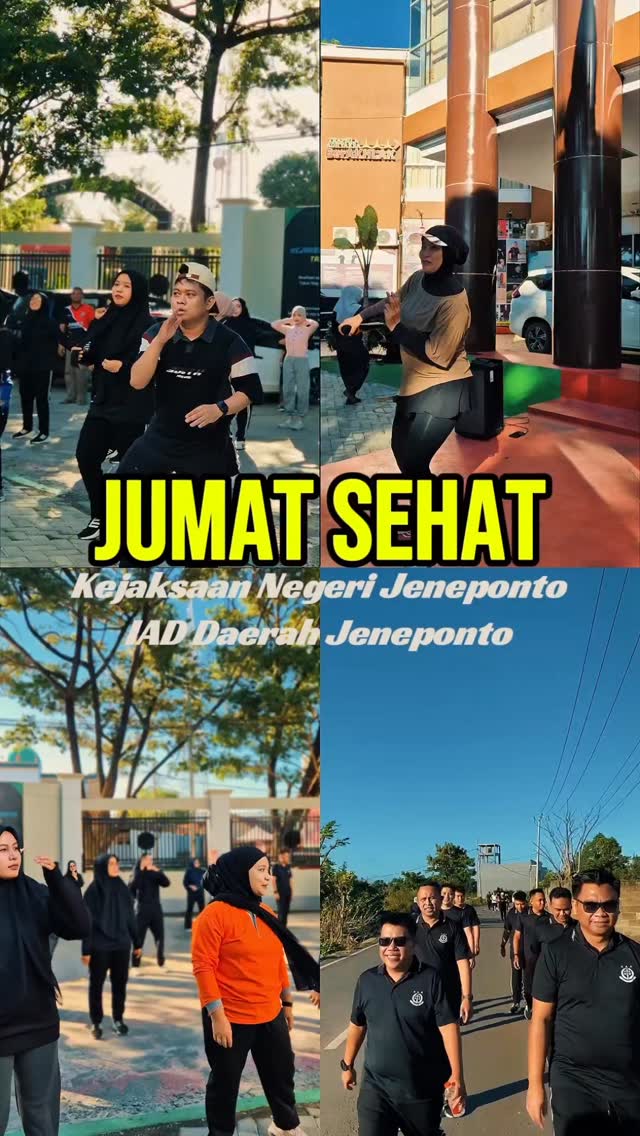 Kejari Jeneponto dan IAD Daerah Jeneponto Gelar Kegiatan Jumat Sehat Bersama
