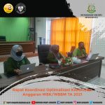 Rapat Koordinasi Optimalisasi Kebutuhan Anggaran WBK/WBBM Tahun Anggaran 2021 dan Penyelesaian Pagu Minus Belanja Pegawai TA 2021