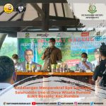 Kedatangan Menteri Pariwisata Dan Ekonomi Kreatif Bpk Sandiaga Salahuddin Uno di Desa Wisata Rumbia Bukit Bissolo’ Kec.Rumbia
