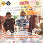 Pemusnahan Barang Bukti Tindak pidana Umum