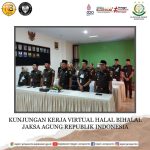 Kunjungan kerja dan Halal Bihalal Jaksa Agung Republik Indonesia secara virtual