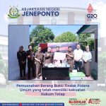 Pemusnahan Barang Bukti Tindak Pidana Umum