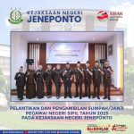 Pelantikan dan Pengambilan Sumpah / Janji Pegawai Negeri Sipil Tahun 2023