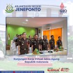 Kunjungan Kerja Virtual Jaksa Agung Republik Indonesia