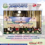 Pelepasan jamaah calon haji kabupaten Jeneponto tahun 1444 H/2023 M