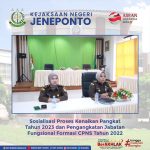 Sosialisasi Proses Kenaikan Pangkat Tahun 2023 dan Pengangkatan Jabatan Fungsional Formasi CPNS Tahun 2022