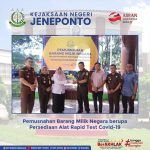 Pemusnahan Barang Milik Negara berupa Persediaan Alat Rapid Test Covid-19