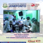 Bhakti Sosial yg diantaranya kegiatan Sunatan Massal,Pemeriksaan THT, Sosialisasi dan Podcast Stunting dan Kekerasan Seksual dalam rangka HBA Ke-63 dan Hut IAD XXIII thn 2023