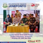 Lomba Gerak Jalan Indah Pelajar Tingkat Kabupaten Jeneponto Jenjang, SD, SMP, SMA