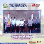 Lomba Kreativitas Anak PAUD Tingkat Kabupaten Jeneponto Tahun Anggaran 2023