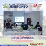 Sosialisasi Pelaksanaan e-SPI di Lingkungan Kejaksaan RI